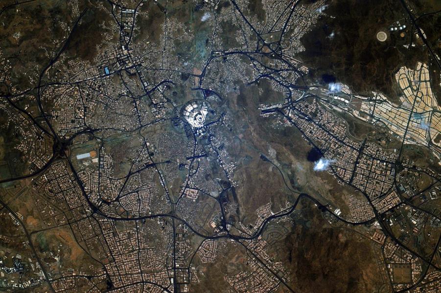 KSA: Amazing photos of Mecca from International Space Station