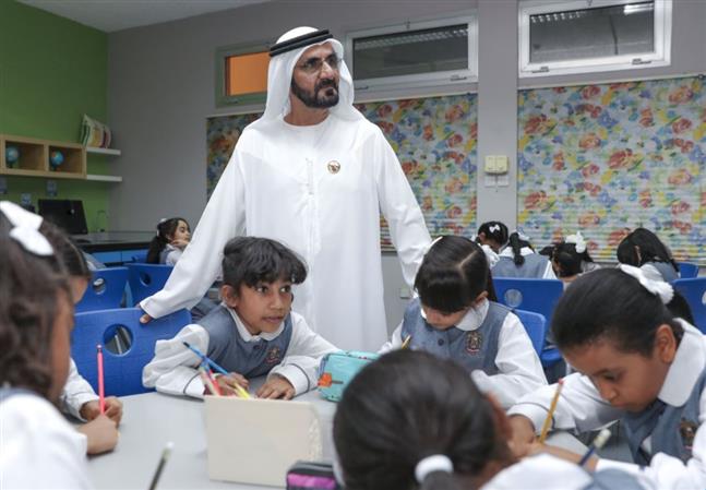 UAE: In Pictures: Shaikh Mohammad visits schools as new academic year ...