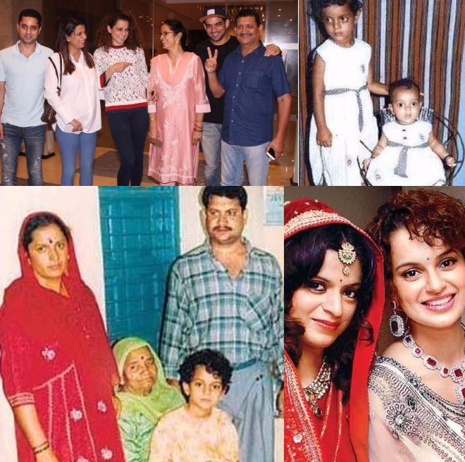 kangana ranaut family