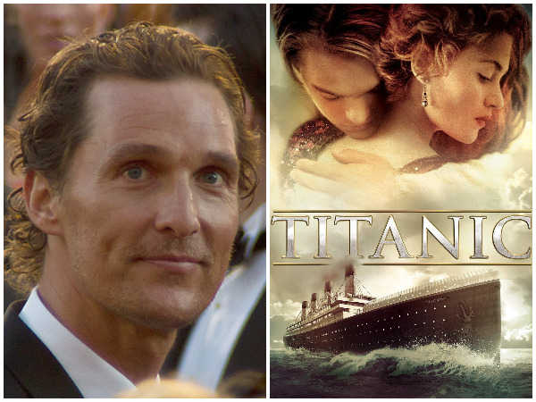 Celebs: Matthew McConaughey wanted to play Jack in 'Titanic'